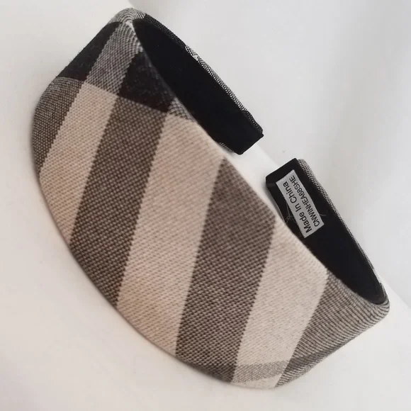 Burberry Headband-Nova Check w/lurex threading Burberry London Nova Check Headband - Pink Hair Accessories  main image 3